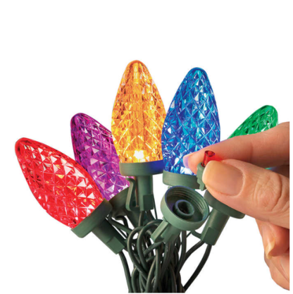 Sylvania 2 x 100 C6  Multi LED Christmas Lights