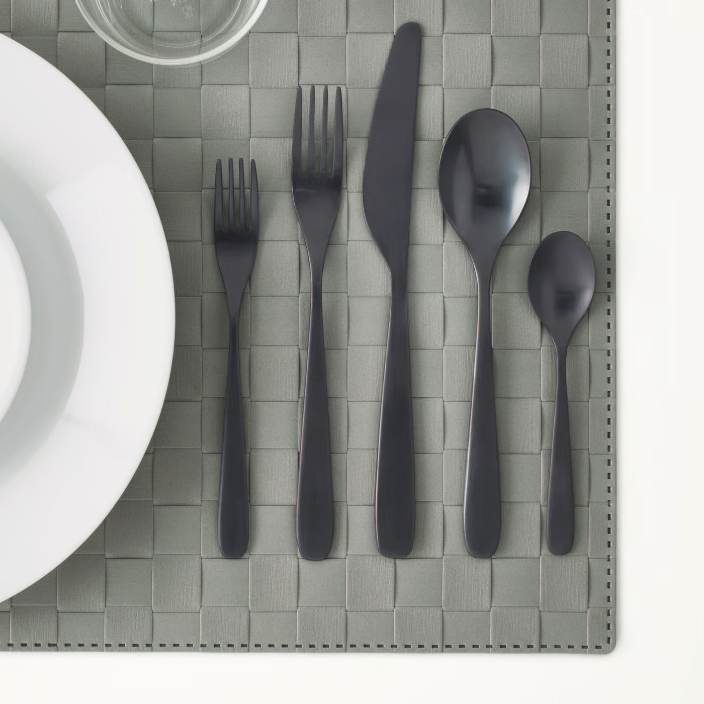 (20-piece) IKEA TILLAGD cutlery set, black