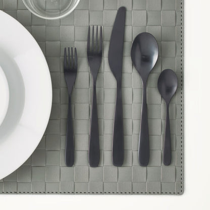 (20-piece) IKEA TILLAGD cutlery set, black