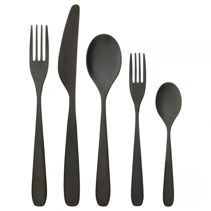 (20-piece) IKEA TILLAGD cutlery set, black