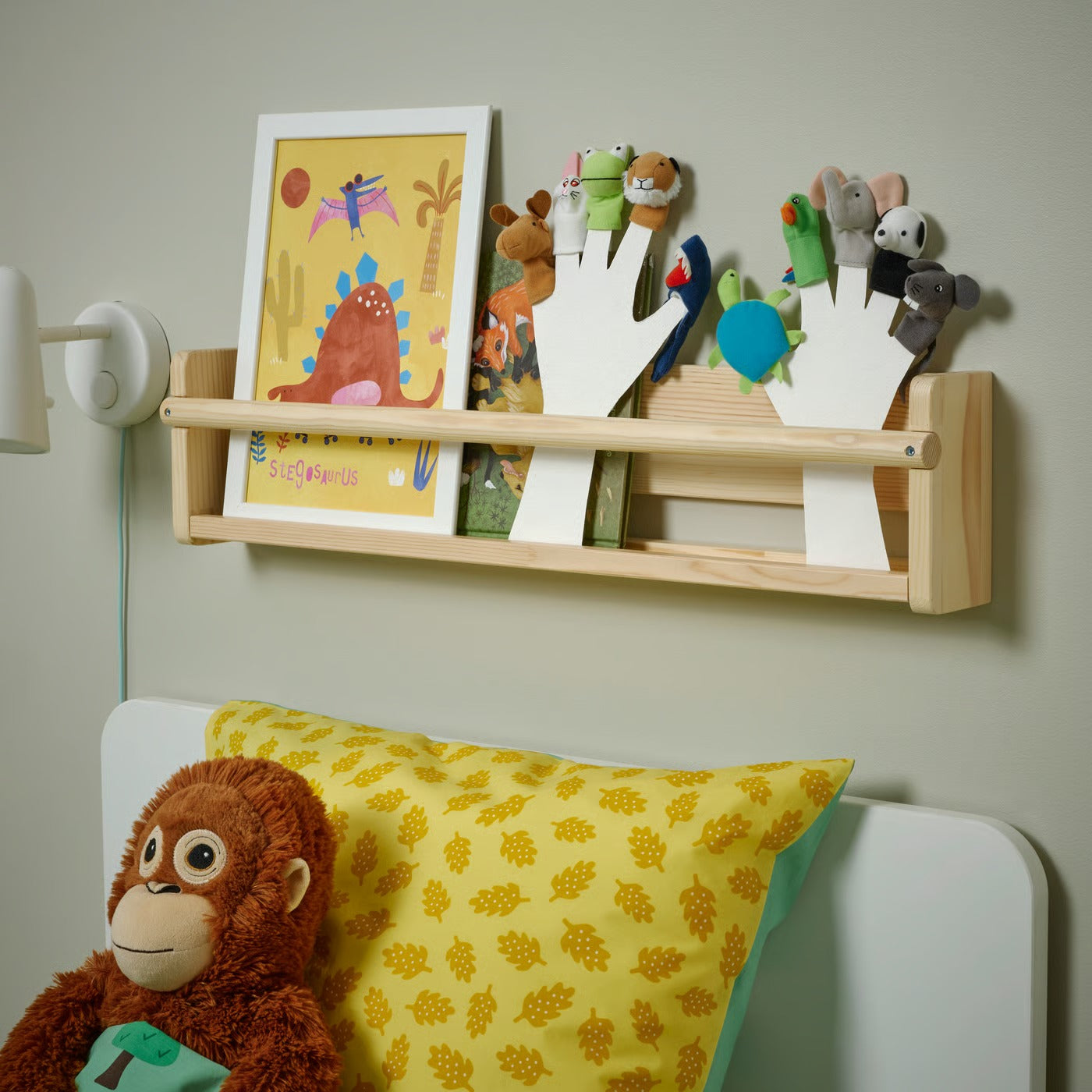 (10-Piece) IKEA TITTA DJUR Finger Puppets, Animal Characters for Kids - Mixed Colors