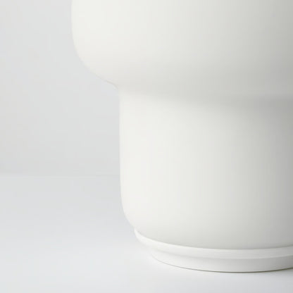 IKEA TOKABO Table lamp, glass opal white