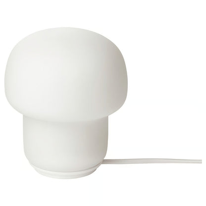 IKEA TOKABO Table lamp, glass opal white