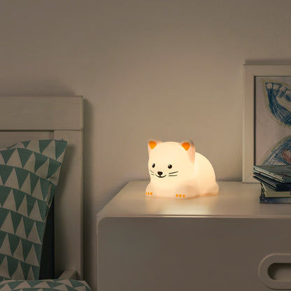 IKEA TÖVÄDER LED night light, cat battery operated