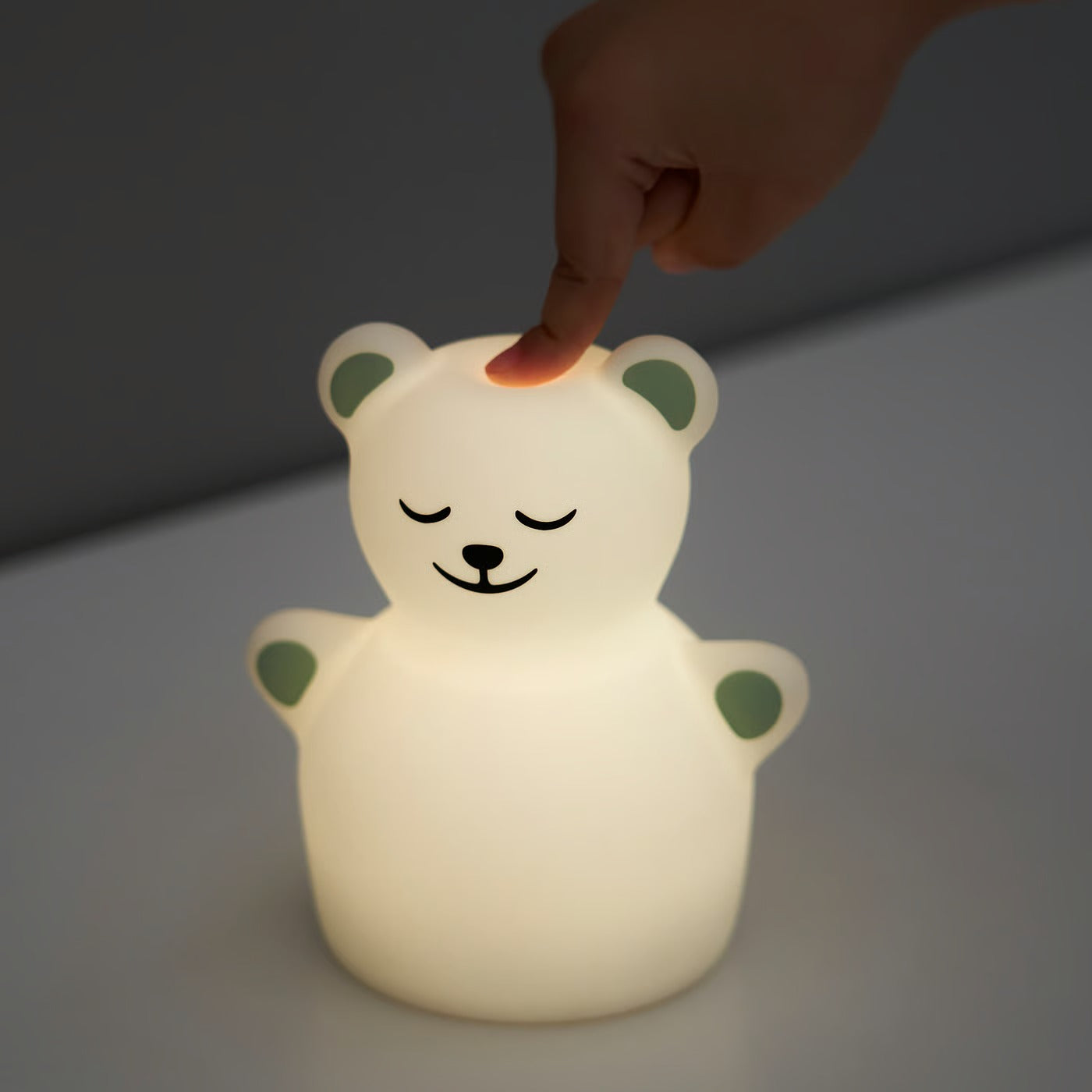 IKEA TÖVÄDER LED night light, bear battery operated