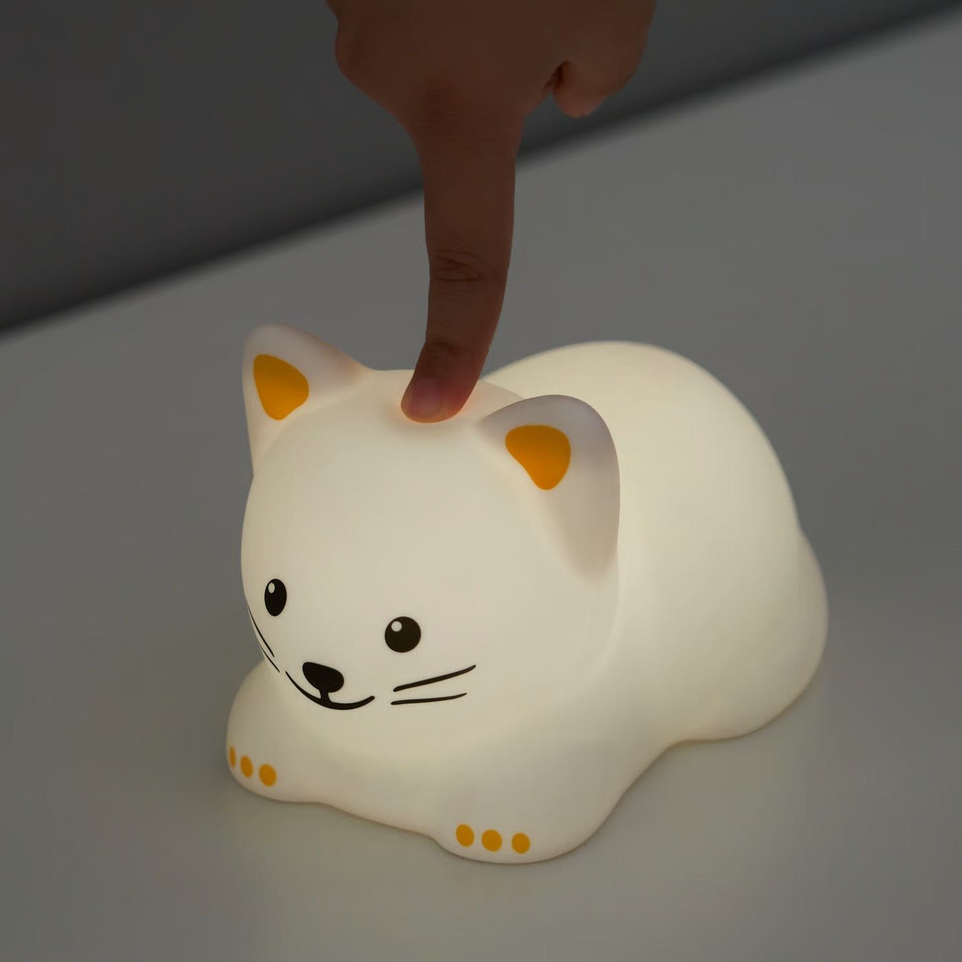 IKEA TÖVÄDER LED night light, cat battery operated