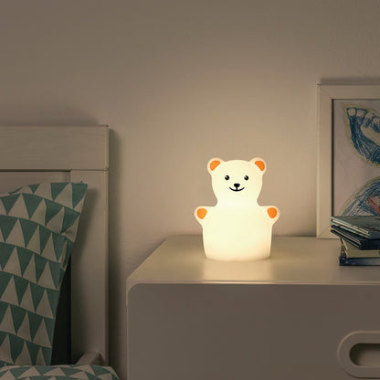 IKEA TÖVÄDER LED night light, bear battery operated