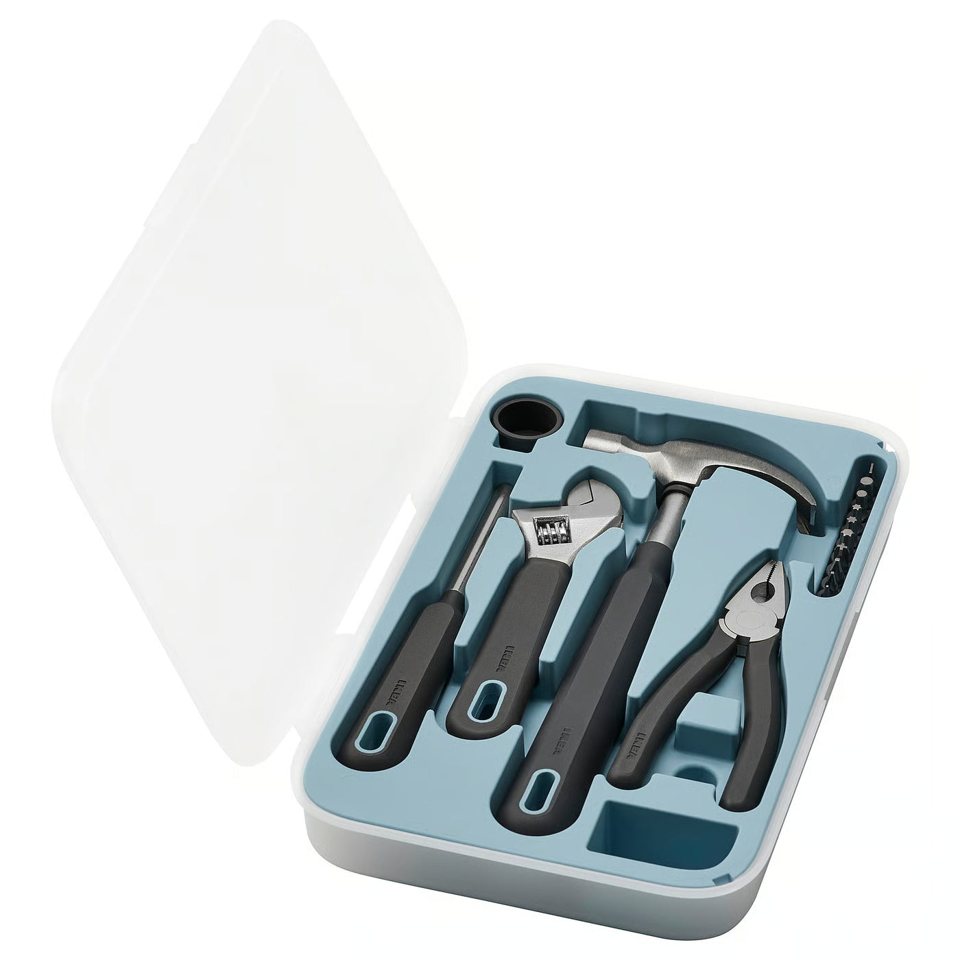 (15 Piece) IKEA TRIXIG Household Hand Tool Set with Storage Case