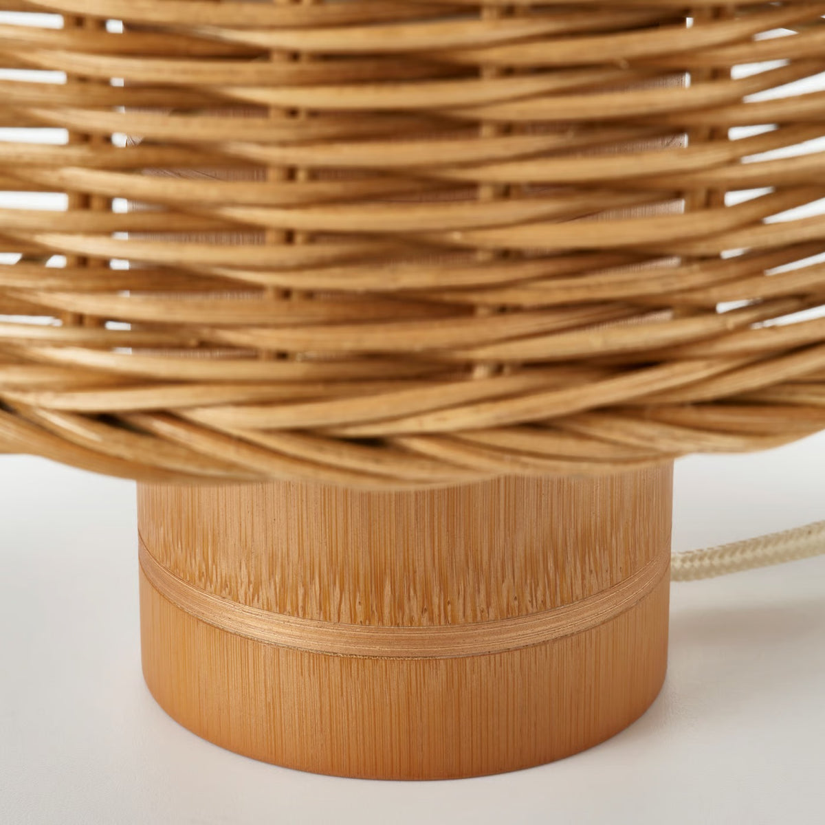 IKEA VATERBOM Table lamp, bamboo/rattan, 27 cm (11 ")