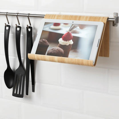 IKEA VIVALLA Tablet stand, bamboo, 26x17 cm (10 1/4x6 3/4 ")