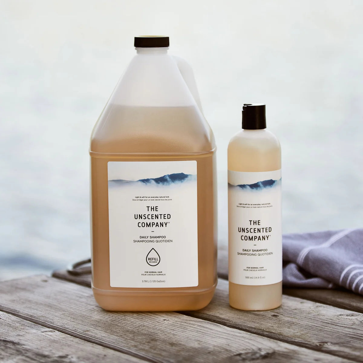The Unscented Company Daily Shampoo + Refill