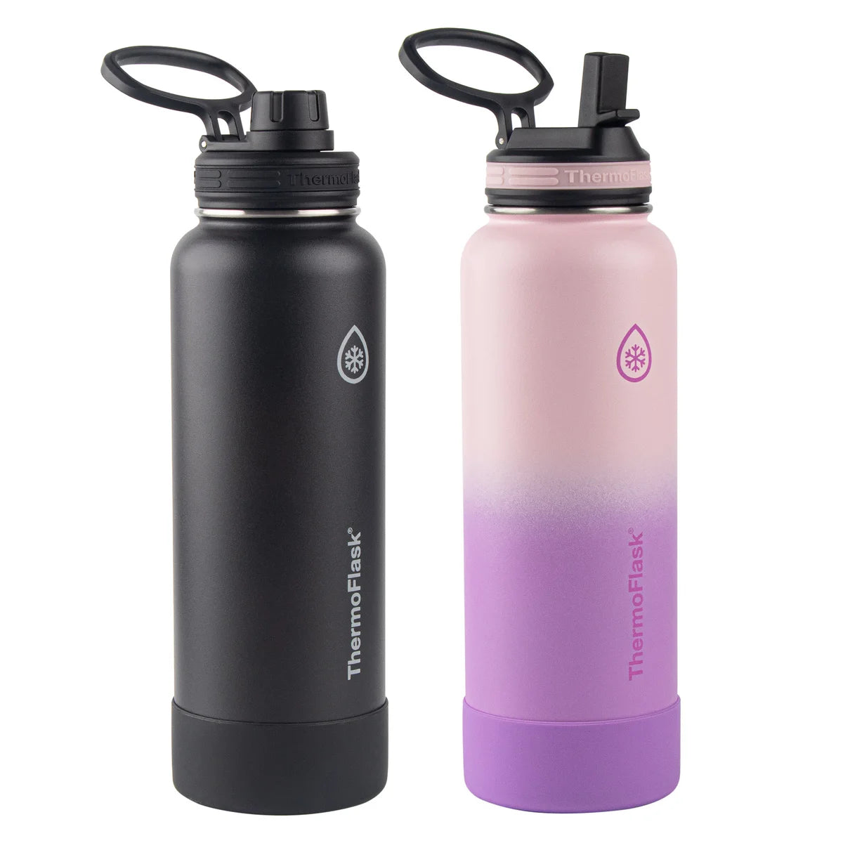 Thermoflask 1.2 L (40 oz.) Stainless Steel Bottle, 2-pack