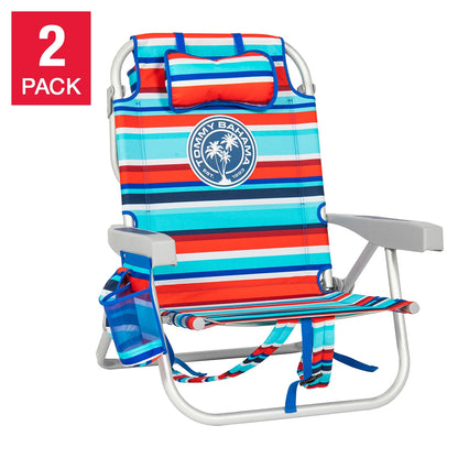 Tommy Bahama Backpack Beach Chair 2-pack