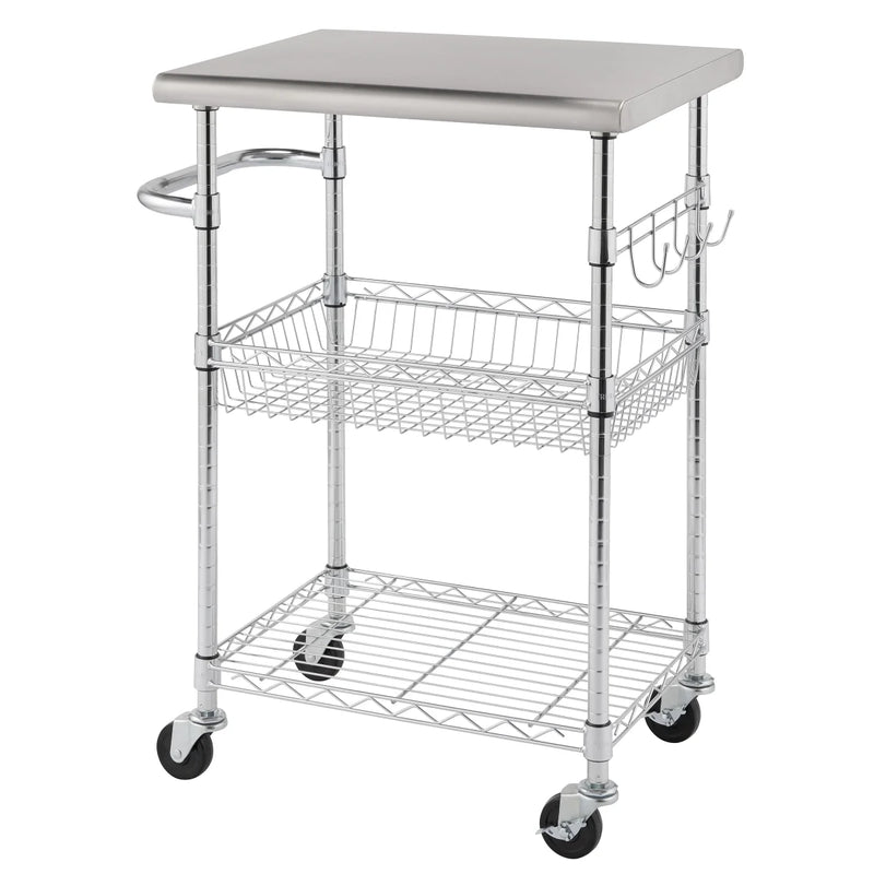 Chariot de cuisine Trinity en acier inoxydable 60,96 cm (24 po) 