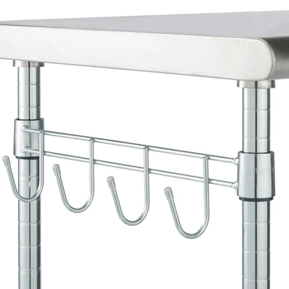 Trinity Stainless Steel Kitchen Cart 86.4cm (34in)