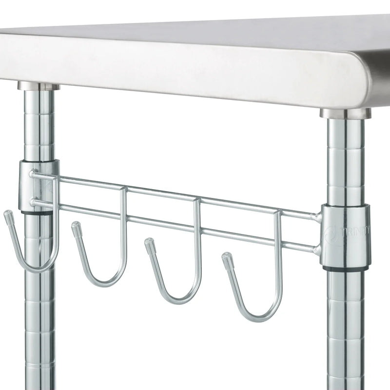 Trinity Stainless Steel Kitchen Cart 86.4cm (34in)