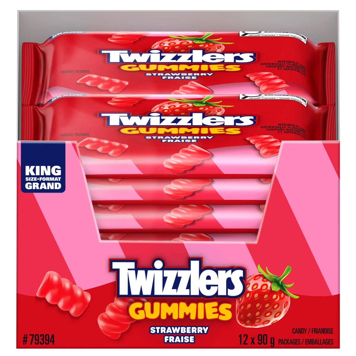 Twizzlers Gummies Strawberry Candies 12 × 90 g
