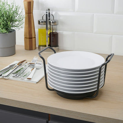 IKEA UPPDATERA Plate holder, anthracite, 15-23 cm (6-9 ")