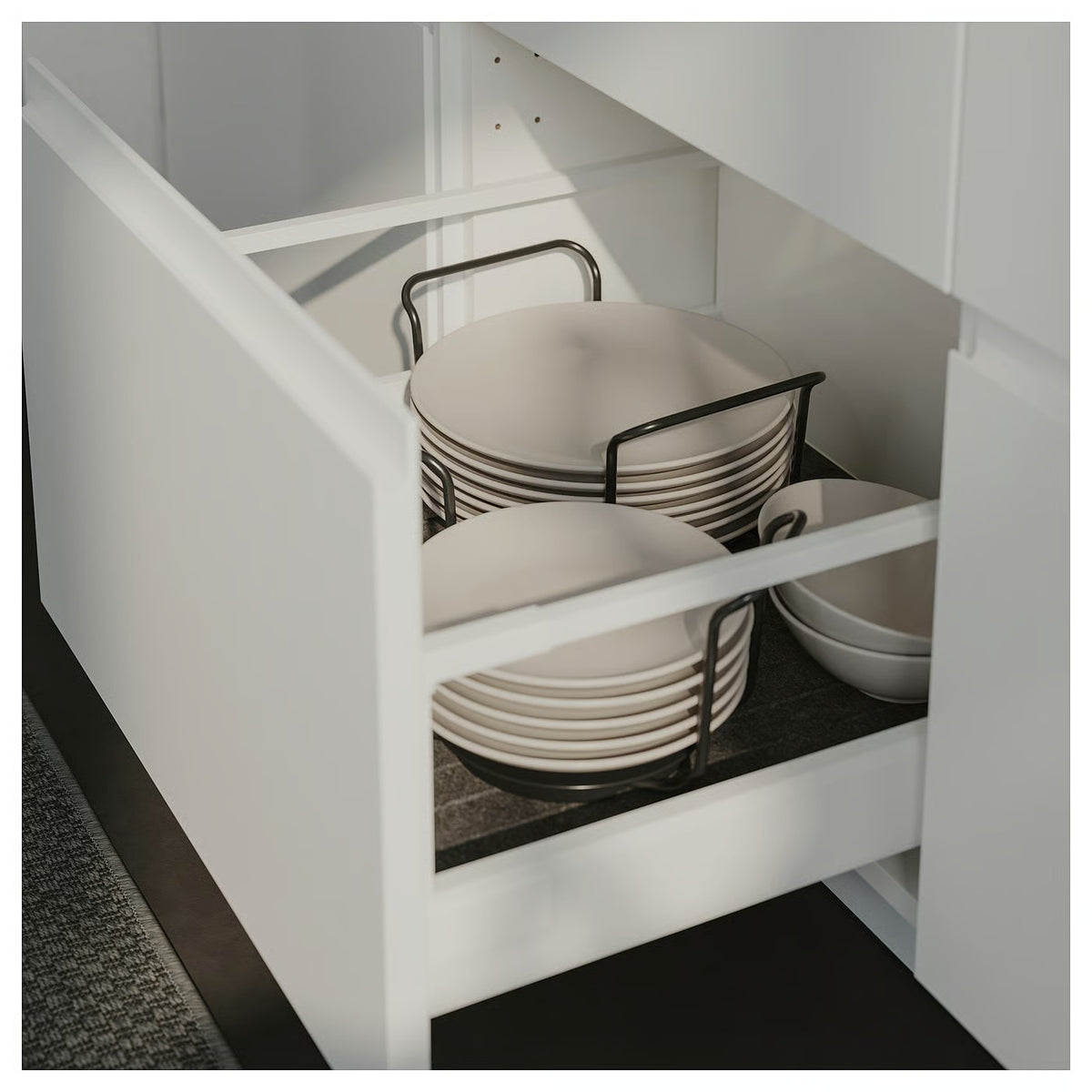 IKEA UPPDATERA Plate holder, anthracite, 15-23 cm (6-9 ")