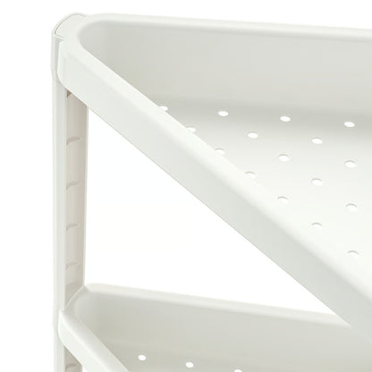IKEA VESKEN Corner Shelf Unit – White