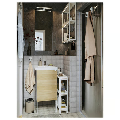 IKEA VESKEN Cart, white, 54x18x71 cm (21 1/4x7 1/8x28 ")