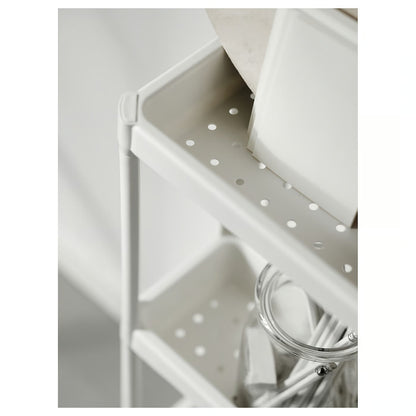 IKEA VESKEN Cart, white, 54x18x71 cm (21 1/4x7 1/8x28 ")