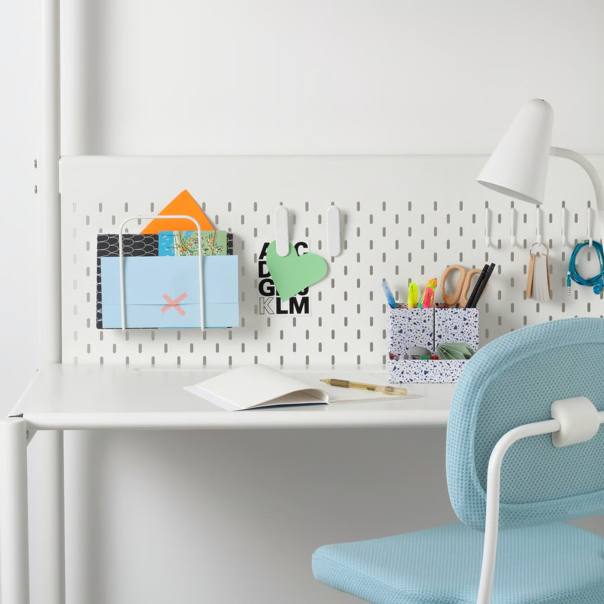 IKEA VITVAL Desk top, white, Twin