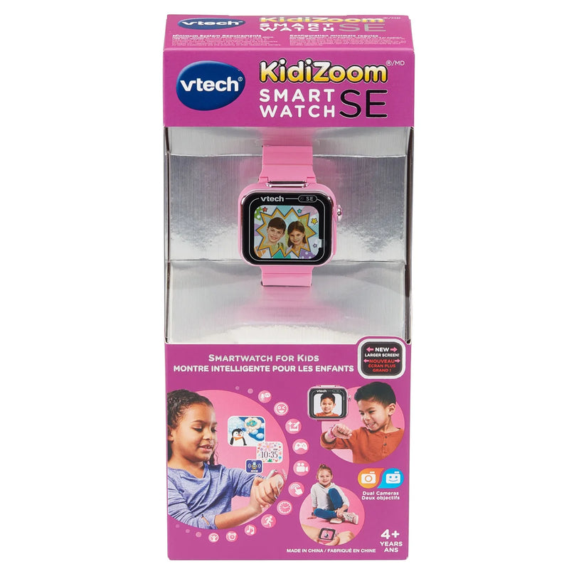 Montre connectée VTech KidiZoom SE bilingue - Rose