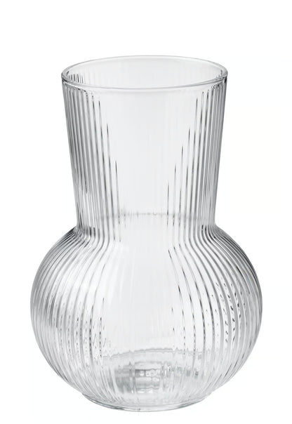 IKEA PADRAG Vase, clear glass, 17 cm (6 ¾ ")