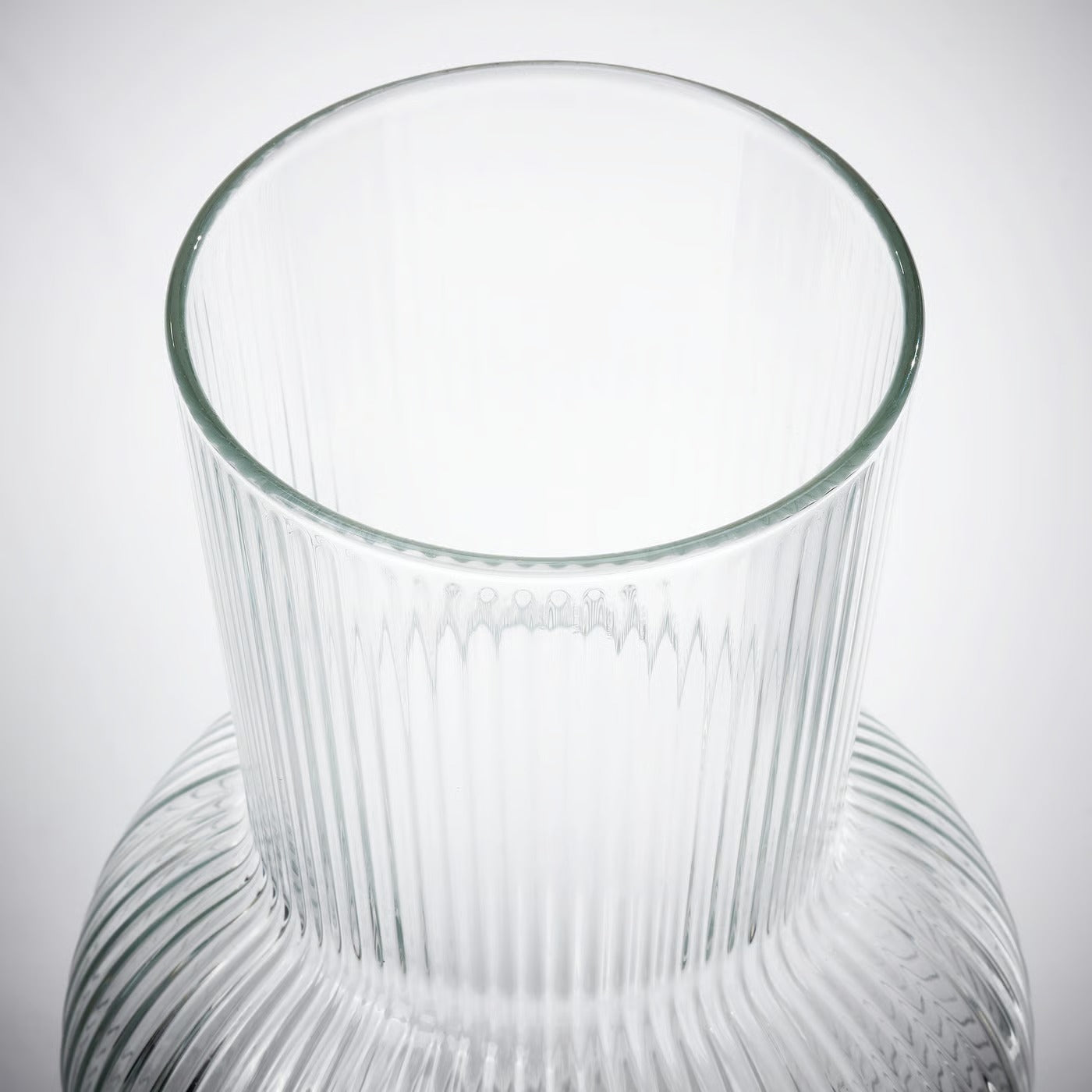 IKEA PADRAG Vase, clear glass, 17 cm (6 ¾ ")