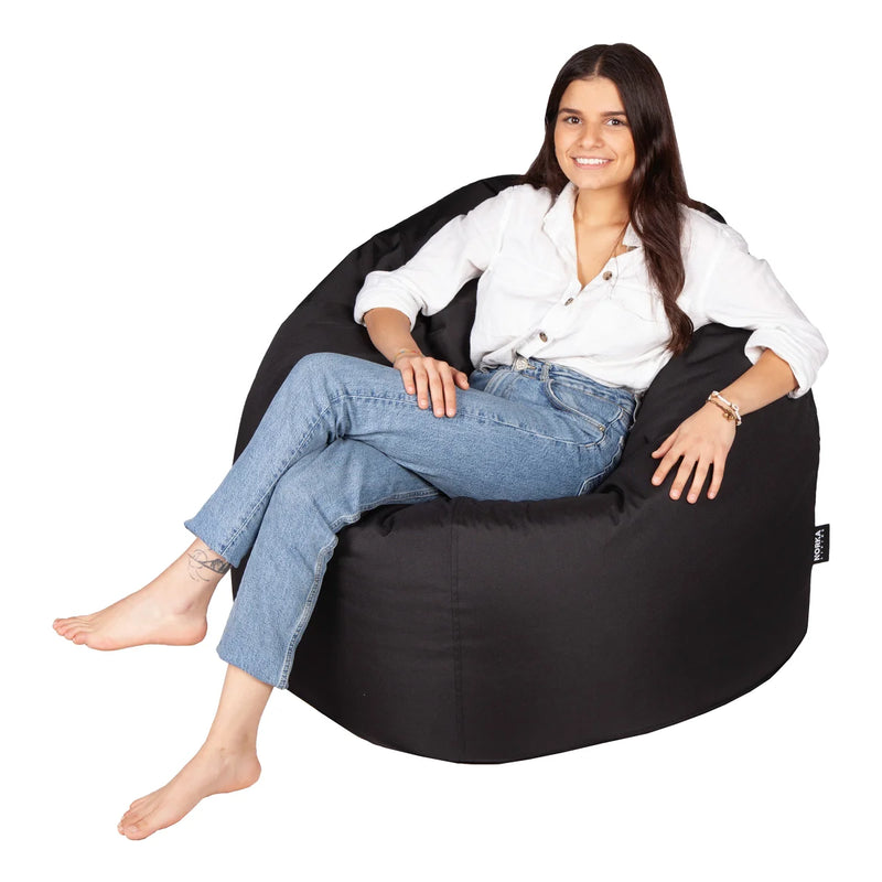 Vista Bean Bag Chair | Black