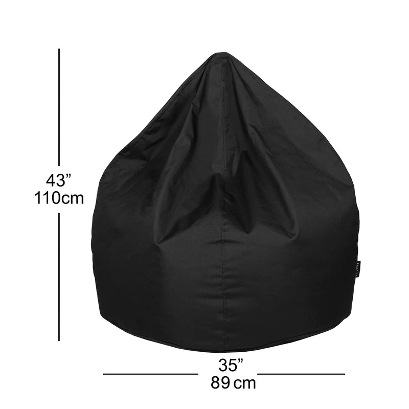 Vista Bean Bag Chair | Black