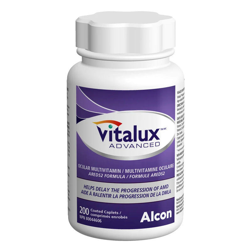 Vitalux - Multivitamines oculaires avancées, 200 comprimés enrobés 