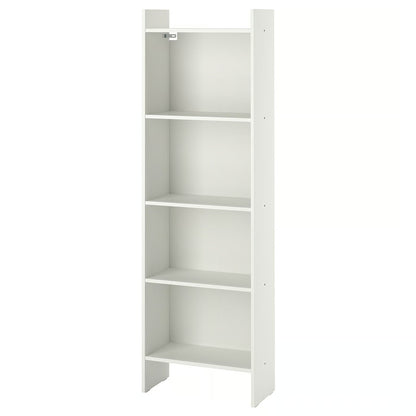 IKEA BAGGEBO 5-Tier Bookcase, 50 × 25 × 160 cm - White