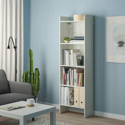 IKEA BAGGEBO 5-Tier Bookcase, 50 × 25 × 160 cm - White