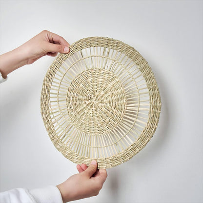 IKEA GILLSTAD Wall decoration, set of 3, sedge handmade