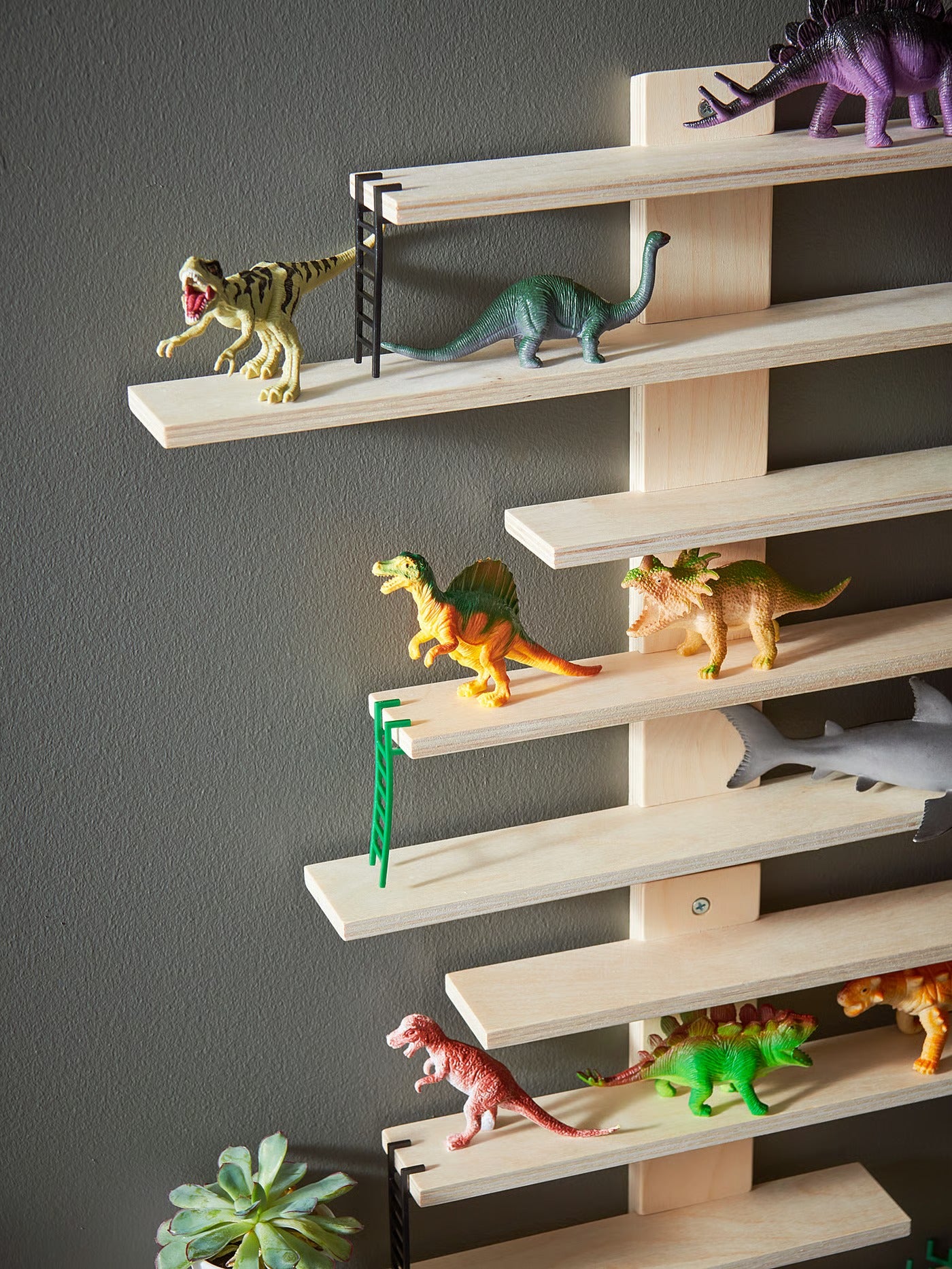 IKEA LUSTIGT Wall shelf, 37x37 cm (14 5/8x14 5/8 ")