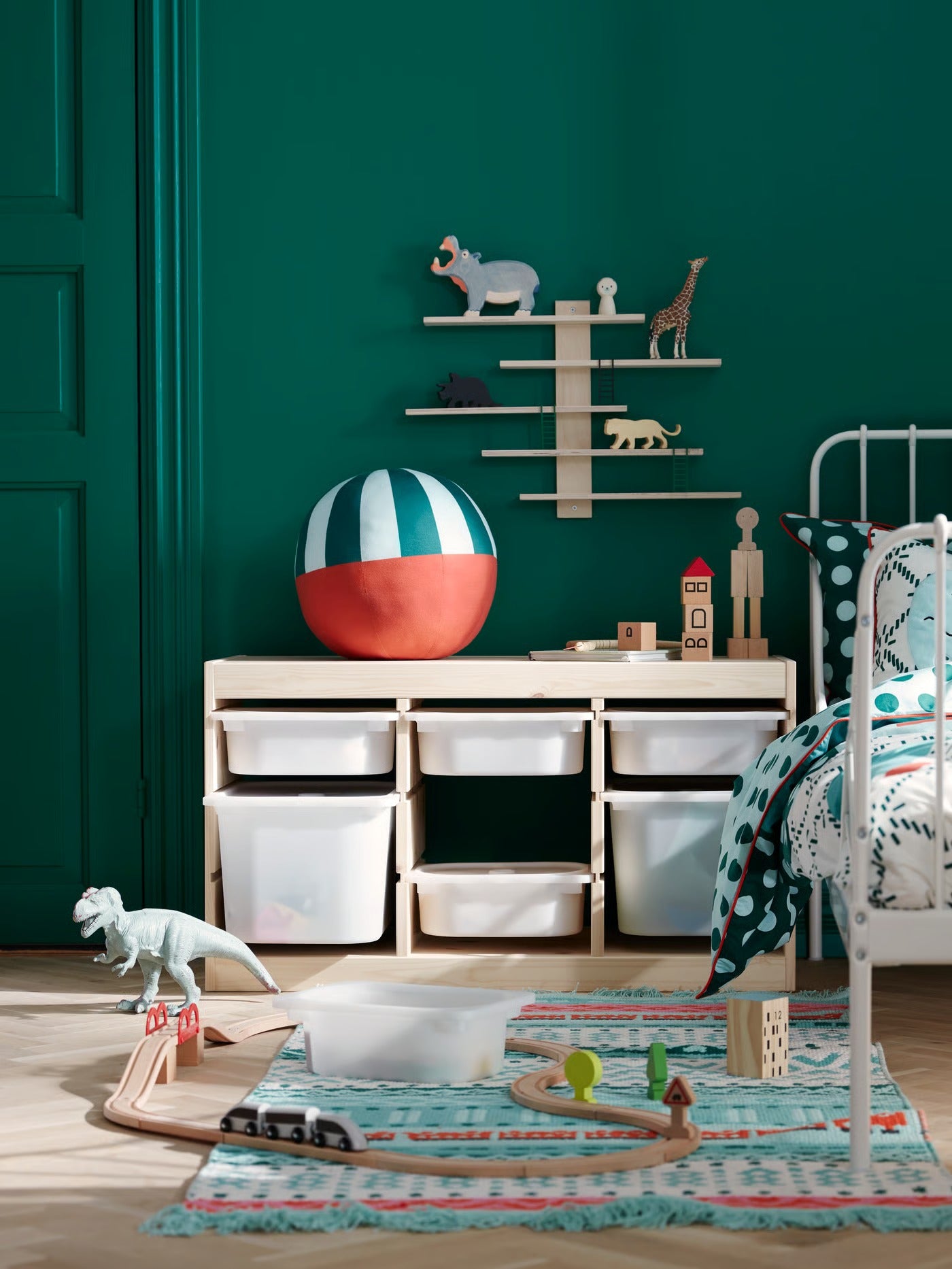 IKEA LUSTIGT Wall shelf, 37x37 cm (14 5/8x14 5/8 ")