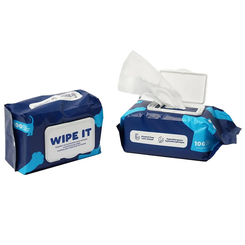 Lingettes pour animaux Wipe It!, 500 unités 