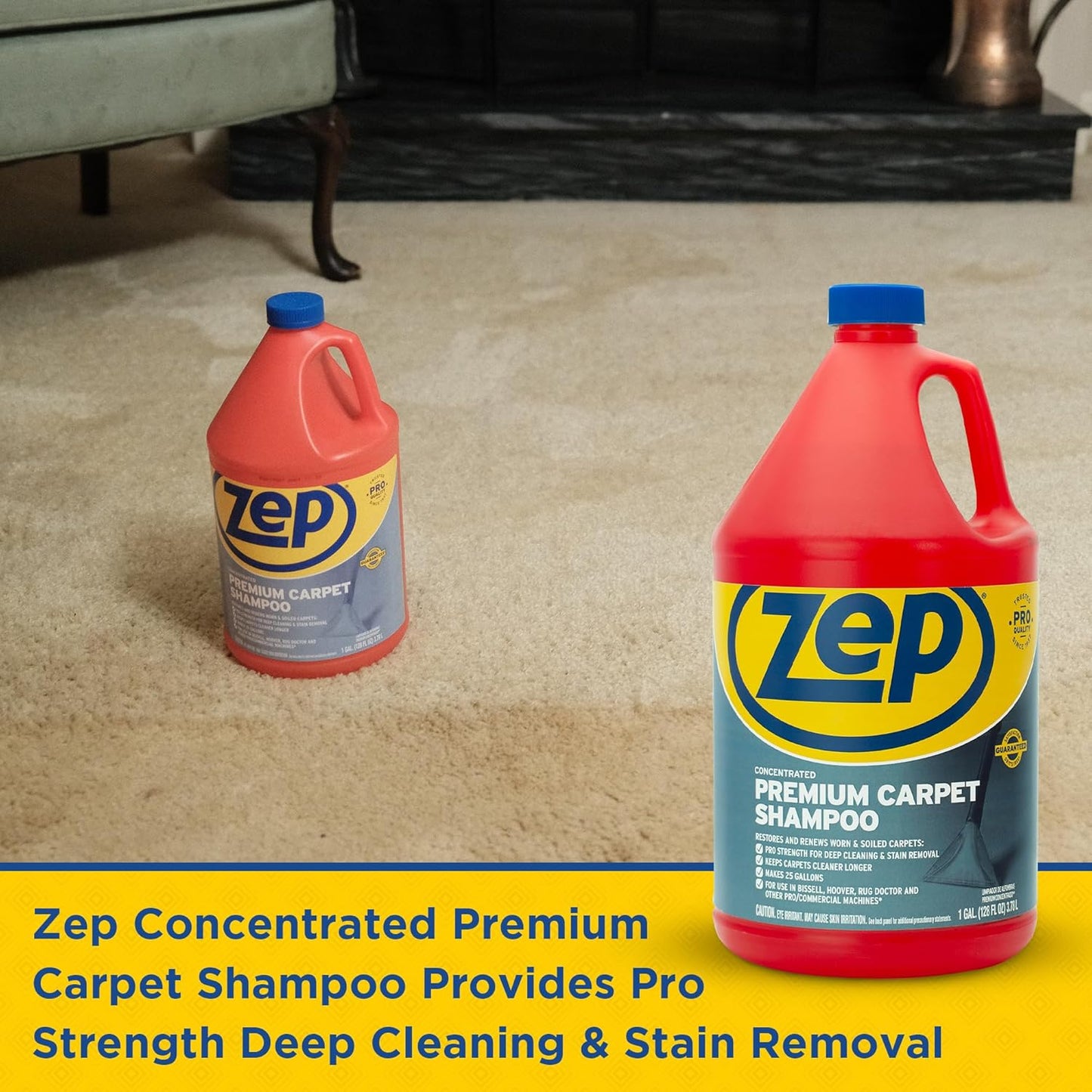 ZEP Premium Concentrated Carpet Cleaning Shampoo (3.78 L)