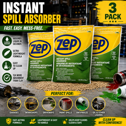ZEP Instant All-Purpose Liquid Spill Absorber, 3 lb