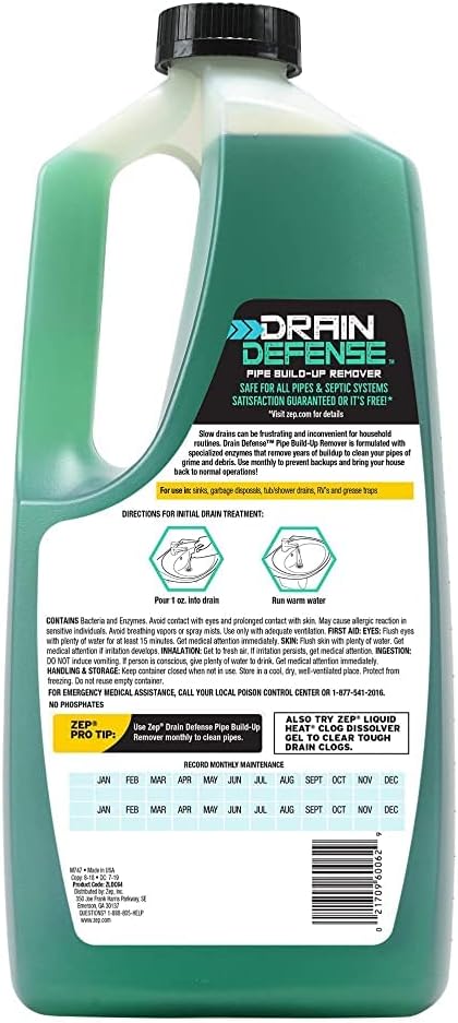 Zep 1.89 L Liquid Drain Care