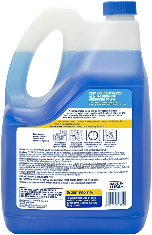 Zep All-In-One Pressure Washing Solution