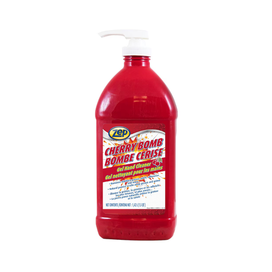 Zep Cherry Bomb Industrial Hand Cleaner with Natural Pumice & Cherry Scent – 1.419L