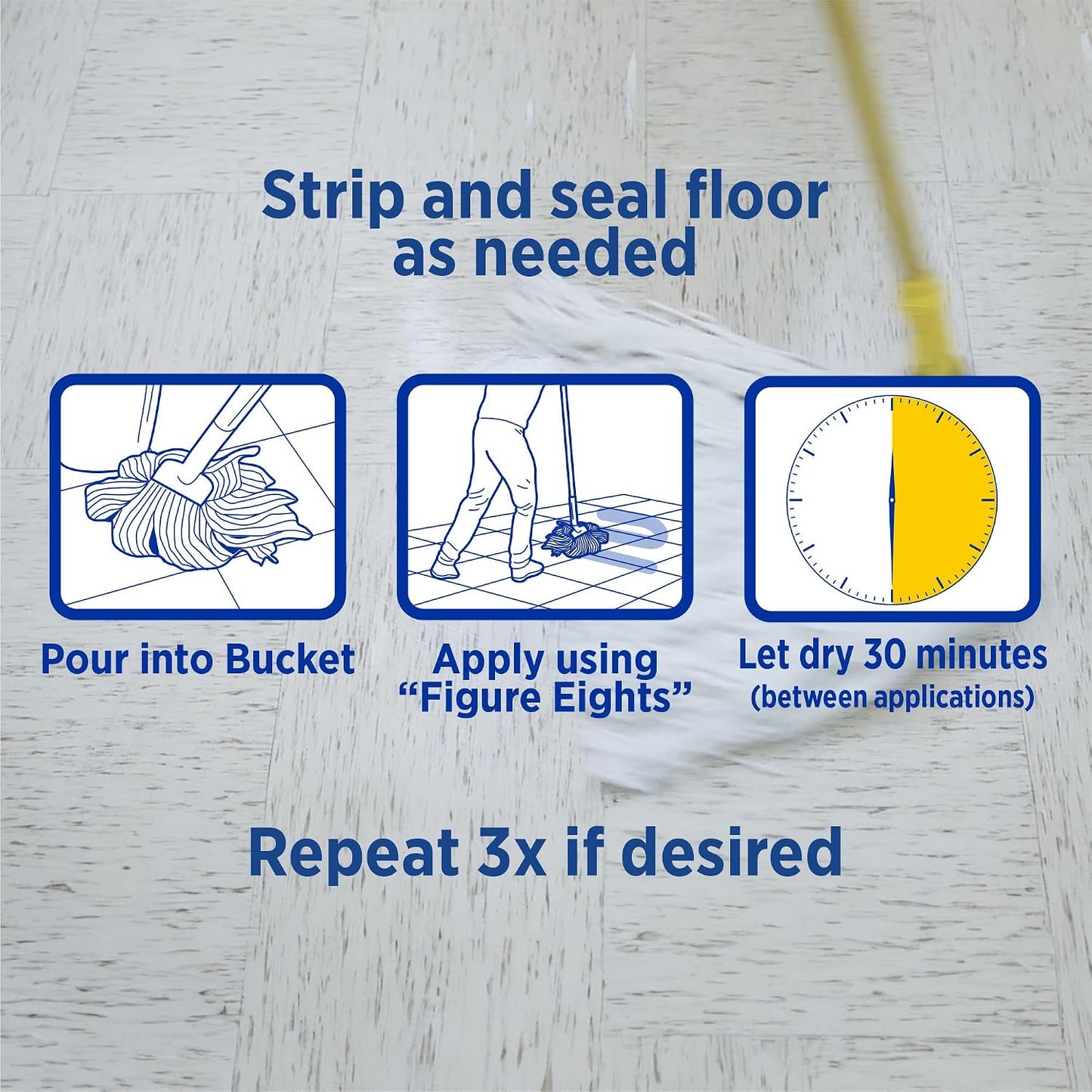ZEP High-Traffic Floor Finish – Ready-to-Use Glossy Protective Floor Coating 3.78 L