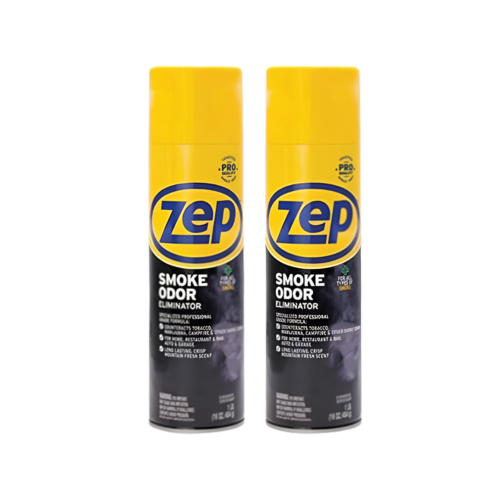 Zep Smoke Odor Eliminator Aerosol Spray (16 oz) – Professional Air Freshener for Tobacco, Cannabis & Strong Odors