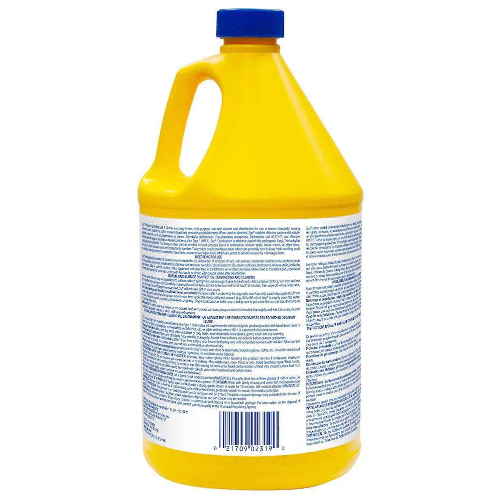 Zep Antibacterial Disinfectant & Cleaner with Lemon 1Gal
