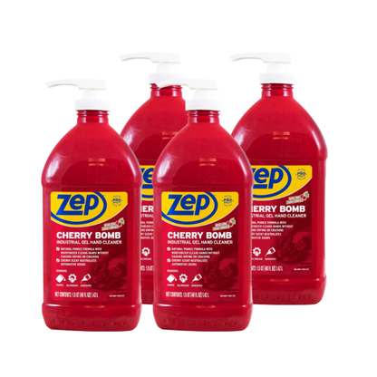 Zep Cherry Bomb Industrial Hand Cleaner with Natural Pumice & Cherry Scent – 1.419L