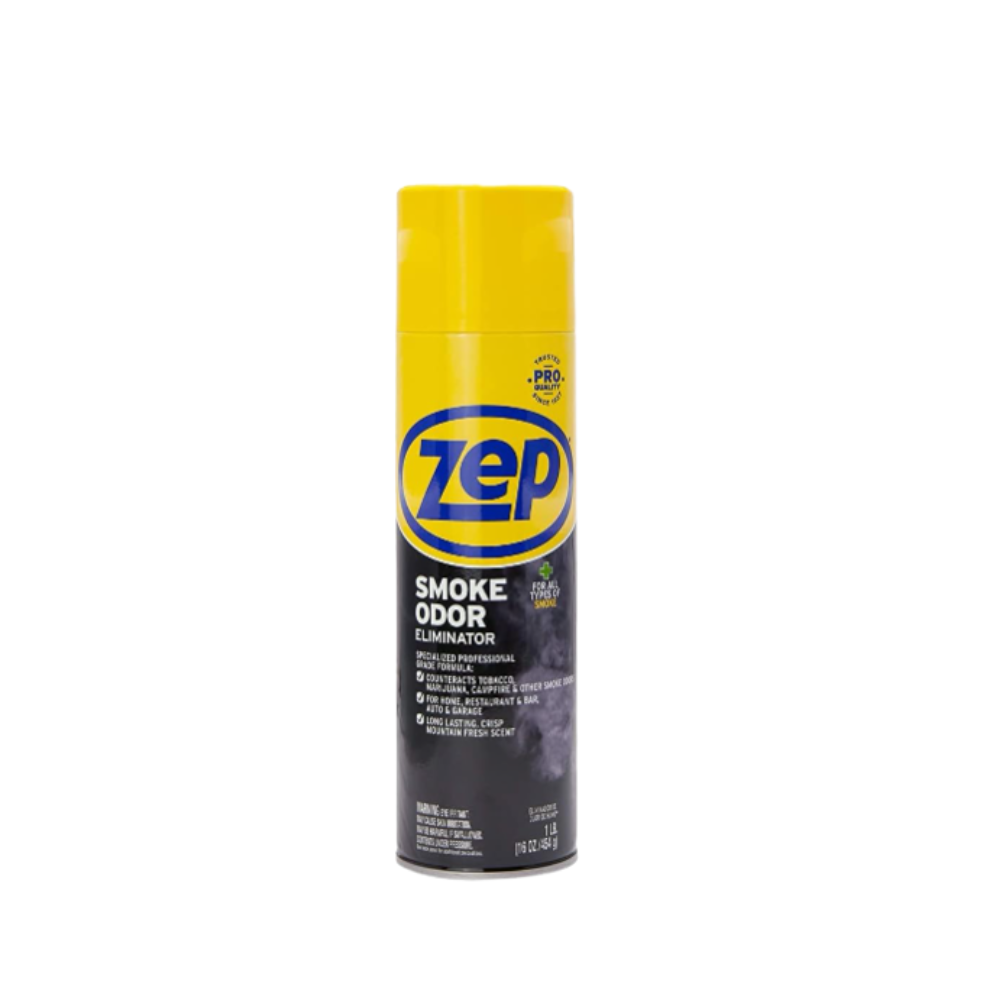 Zep Smoke Odor Eliminator Aerosol Spray (16 oz) – Professional Air Freshener for Tobacco, Cannabis & Strong Odors