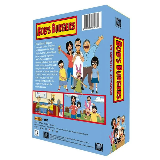 Bob's Burgers: The Complete Season 1-14 (DVD)